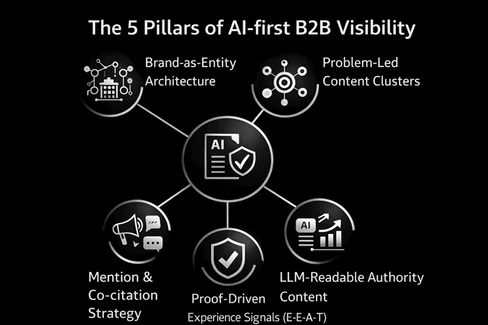 The 5 Pillars of AI-first B2B visibility