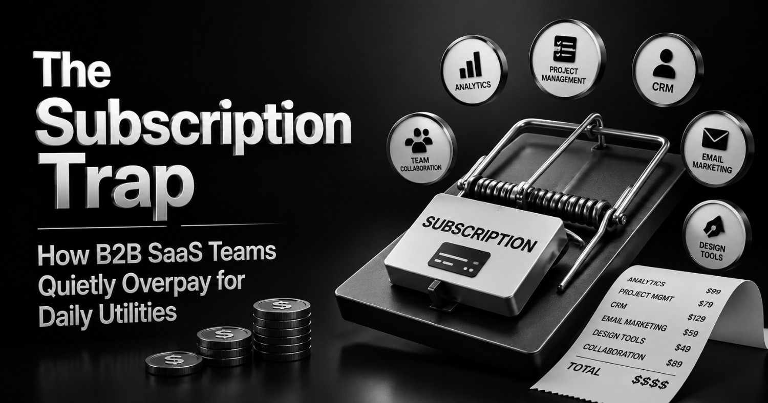 The Subscription Trap — How B2B SaaS Teams Quietly Overpay for Daily Utilities