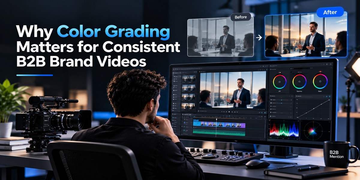 Why Color Grading Matters for Consistent B2B Brand Videos